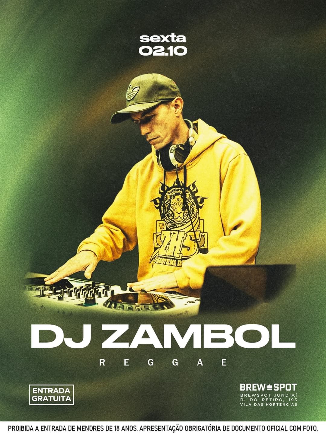 Flyer de DJ Zambol
