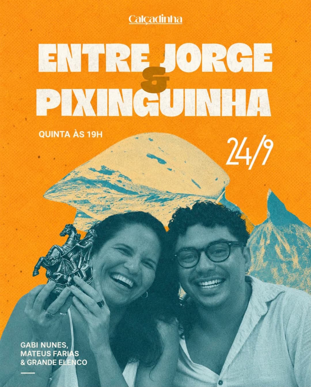 Flyer de Mateus Farias e Entre Jorge e Pixinguinha