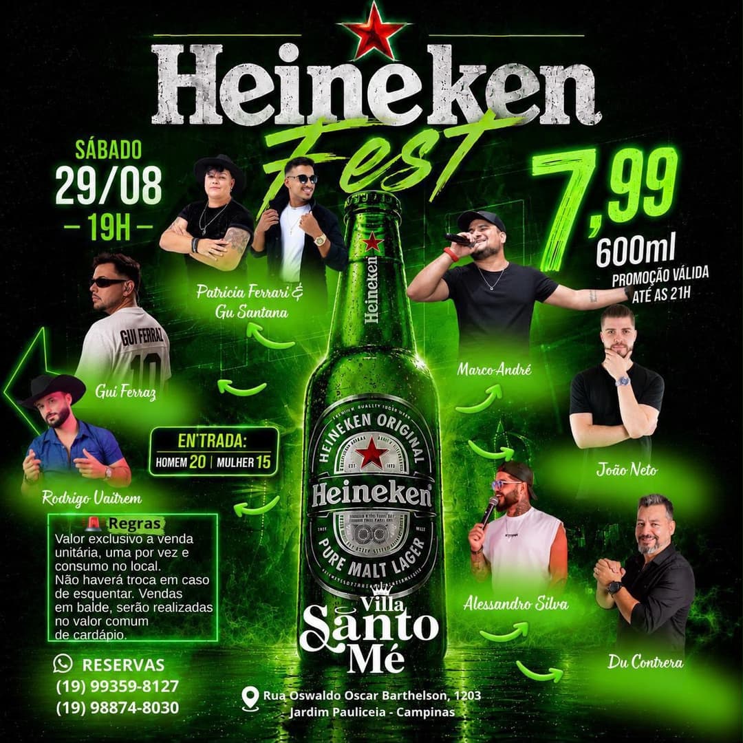 Flyer de Marco André e mais 6 artistas