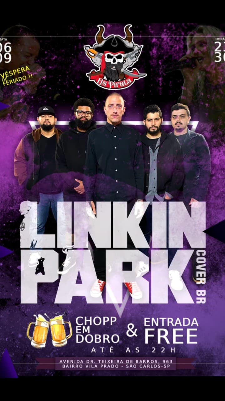 Flyer de Linkin Park Cover BR