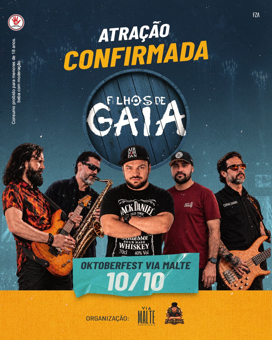Flyer de Filhos de Gaia