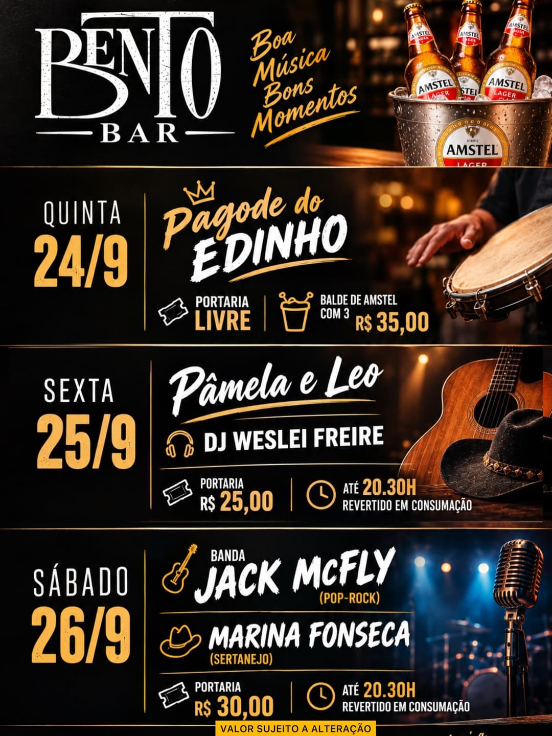 Flyer de Pagode do Edinho