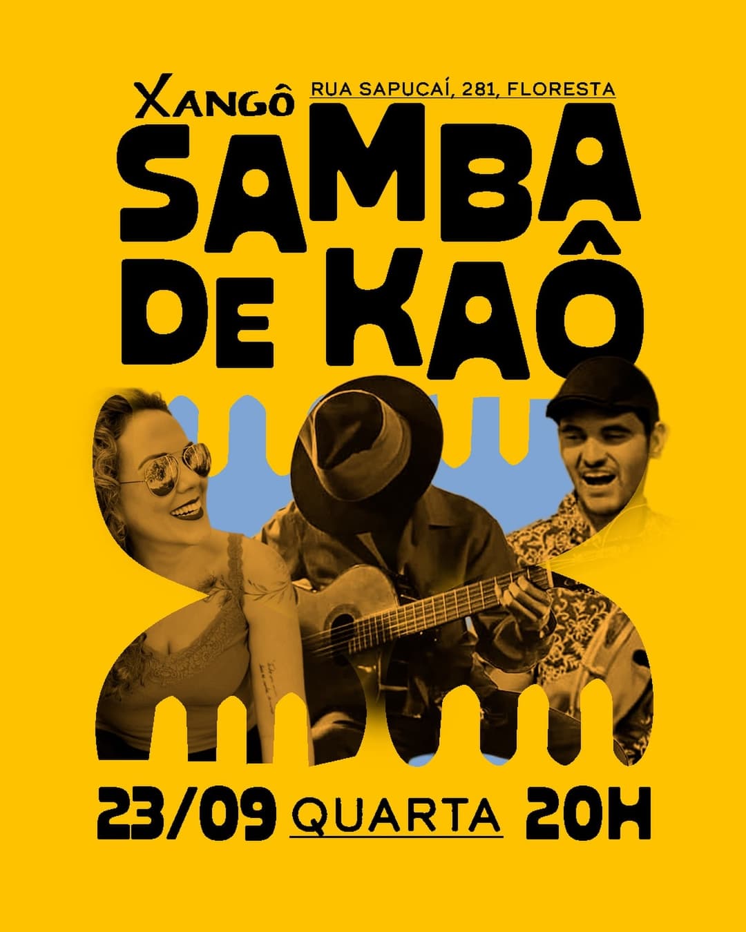 Flyer de Samba de Kaô