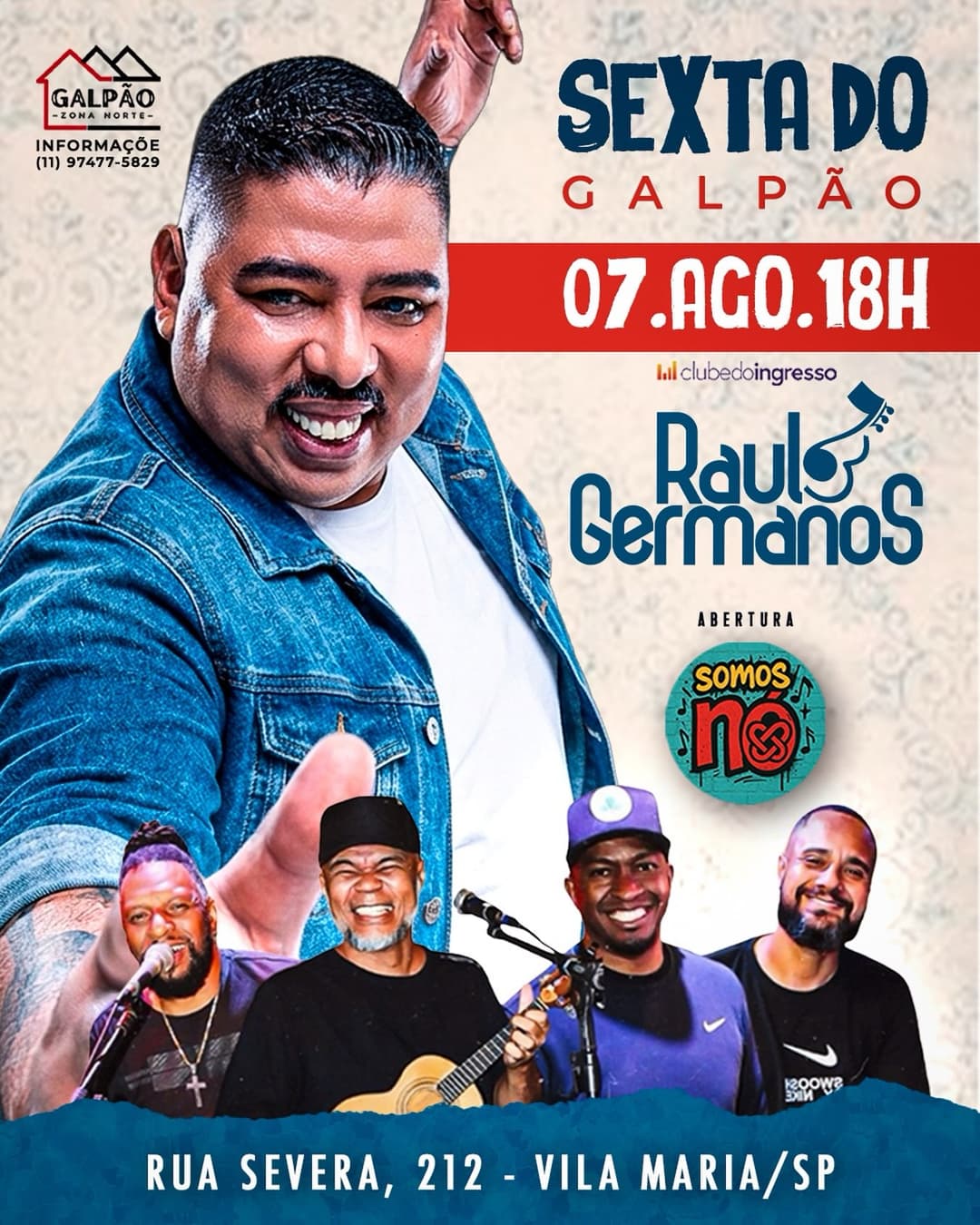 Flyer de Somos Nó