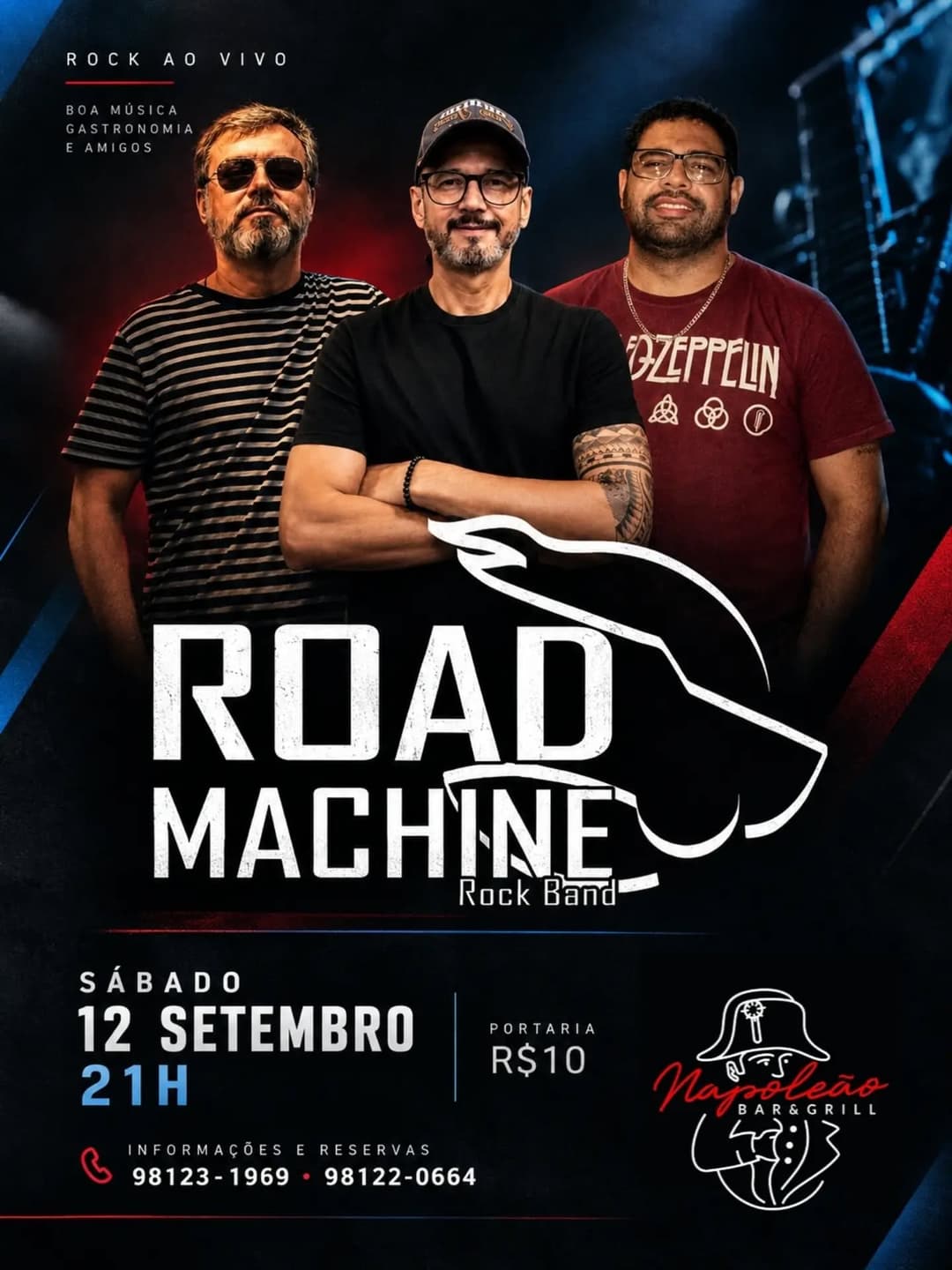 Flyer de Road Machine