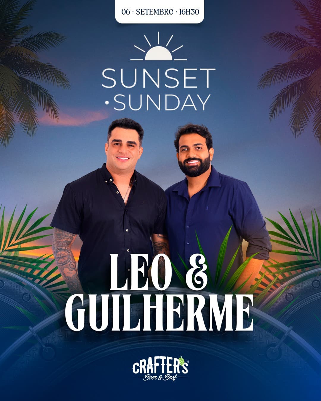 Flyer de Leo & Glilherme