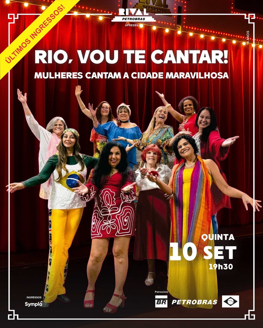 Flyer de Ana Tozatto, Gina Teixeira e mais 8 artistas