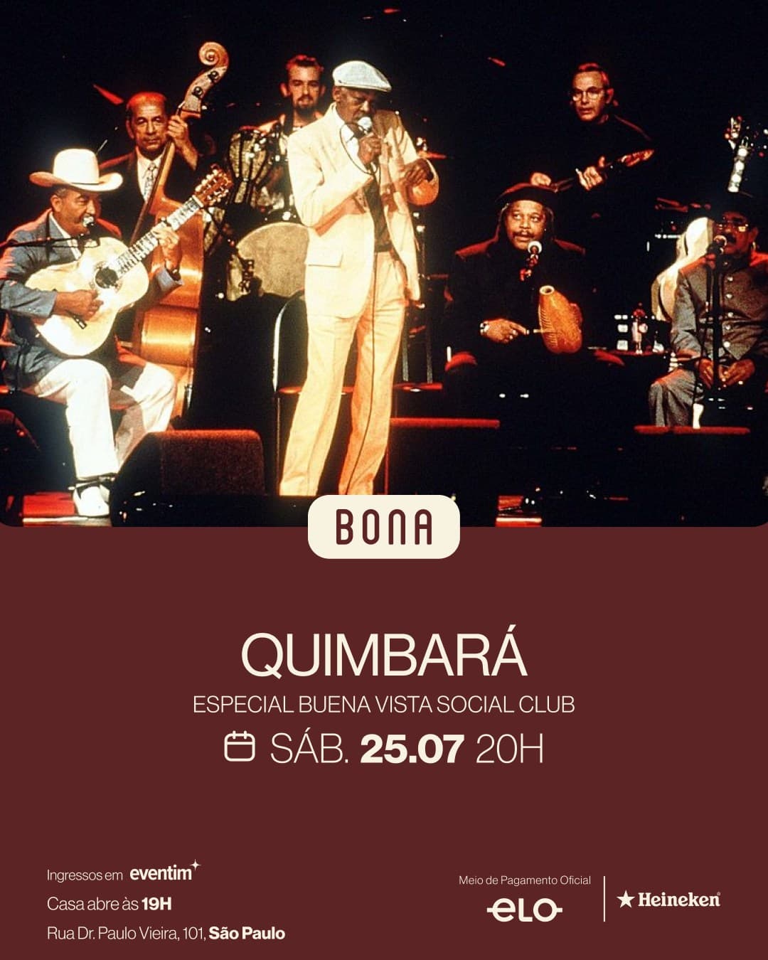 Flyer de Quimbará