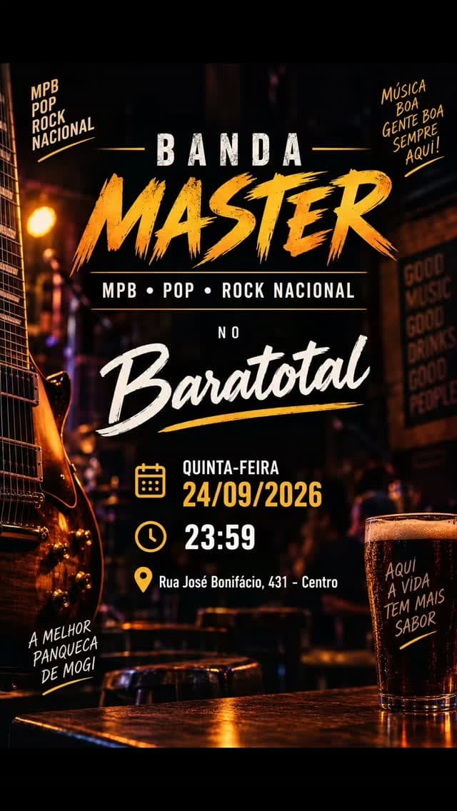 Flyer de Banda MASTER