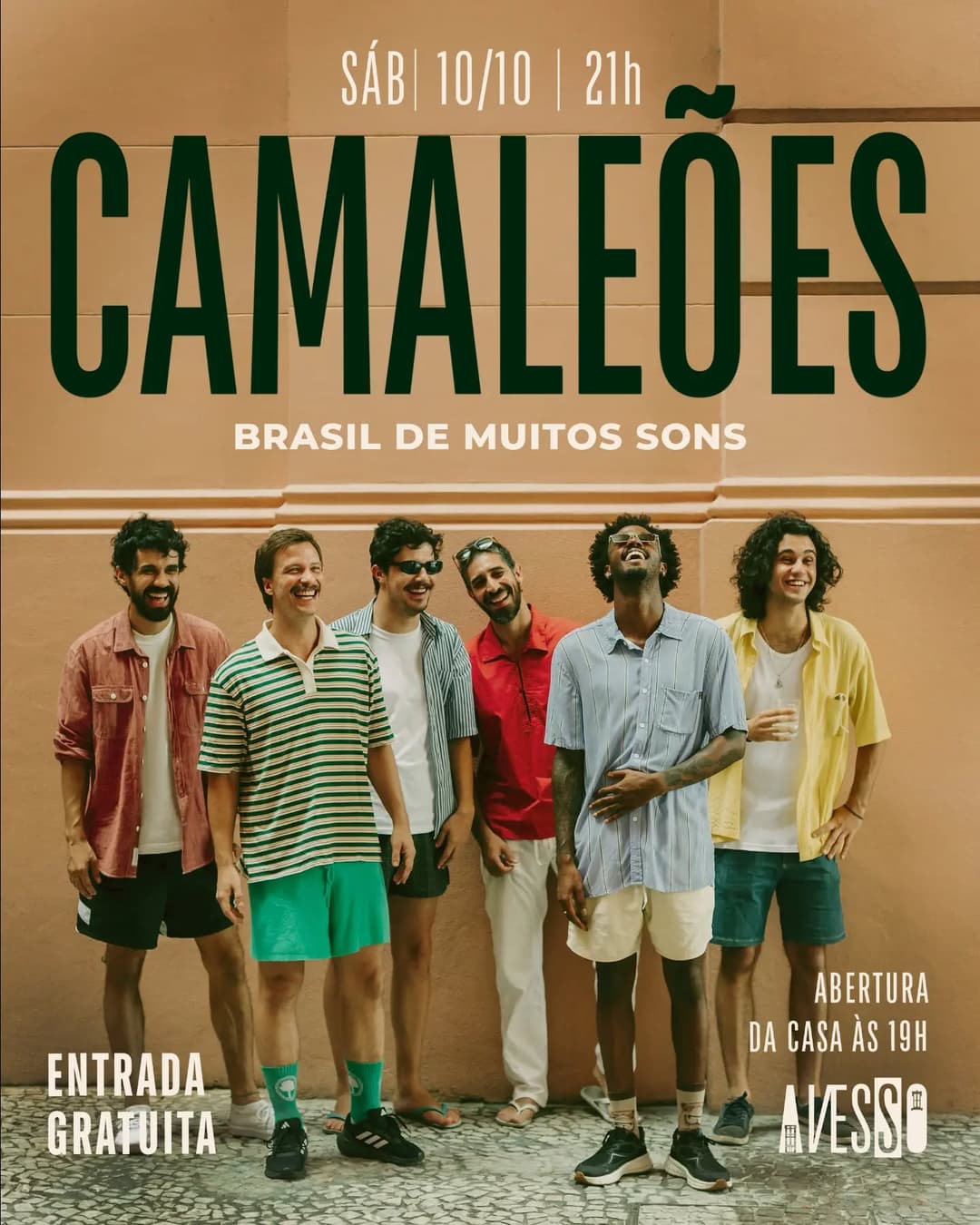 Flyer de camaleões