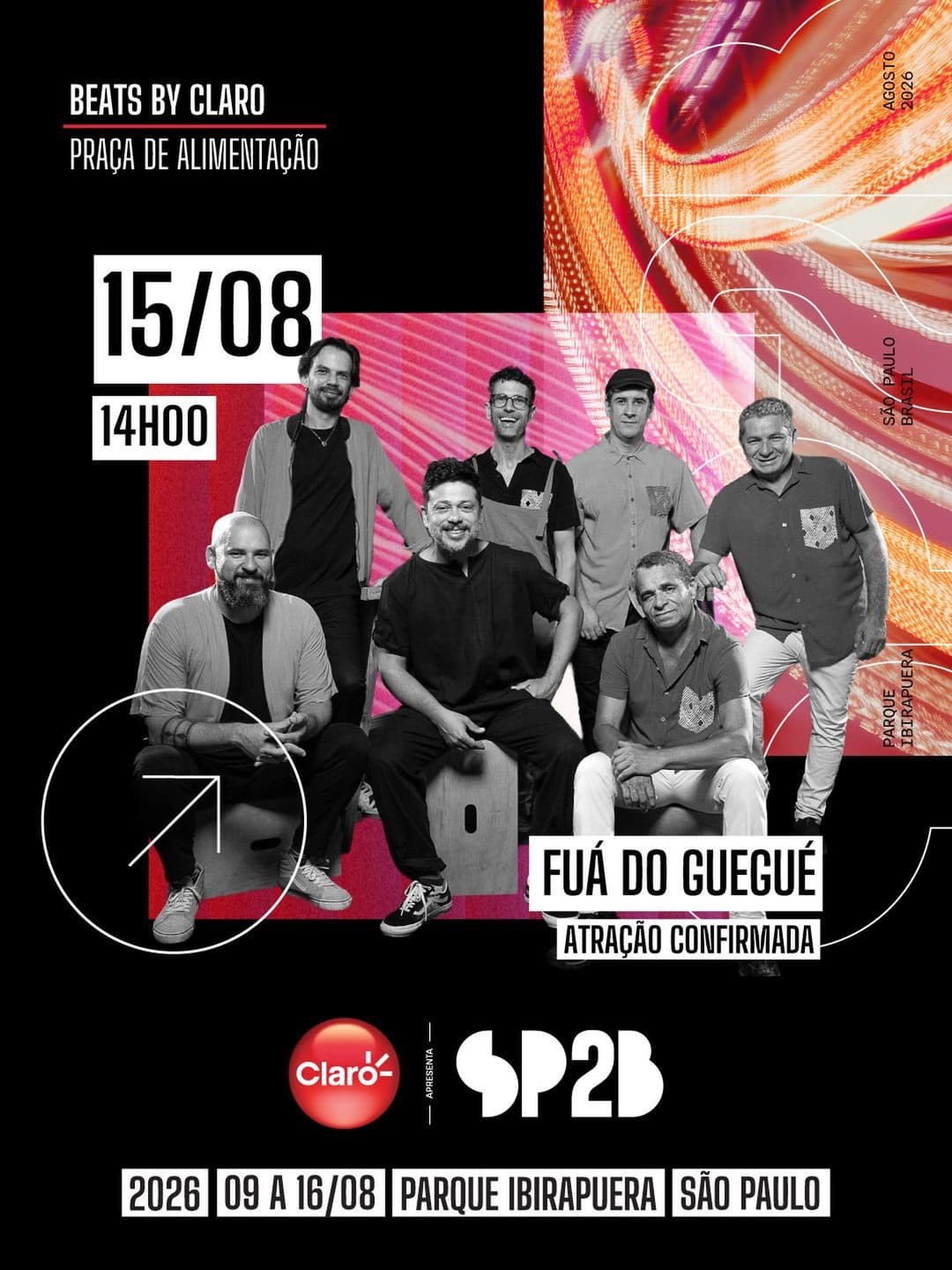 Flyer de Guegué Medeiros, Fuá do Guegué, Fuá e Trio Turbilhão