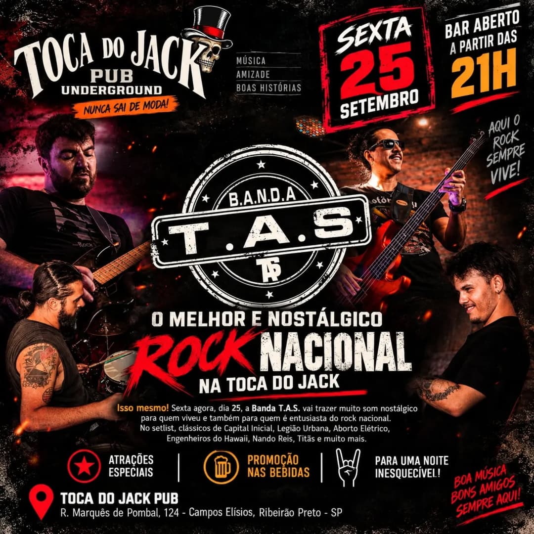 Flyer de Banda T.A.S