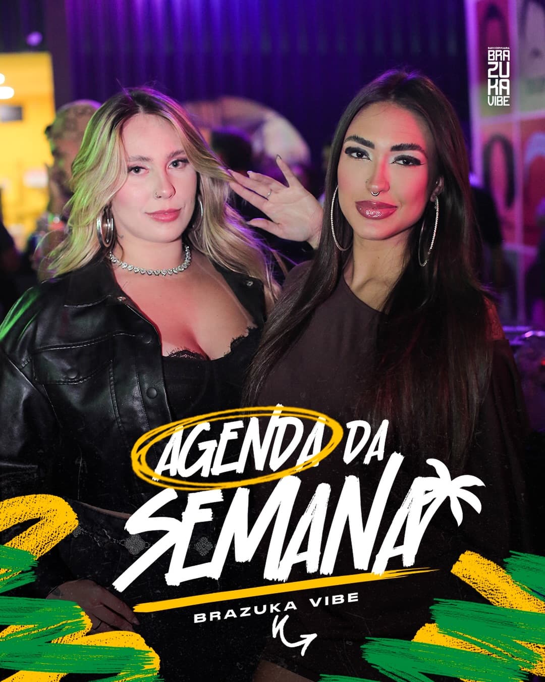 Flyer de Dezza, Fabinho Ferrari e Rogério Lima