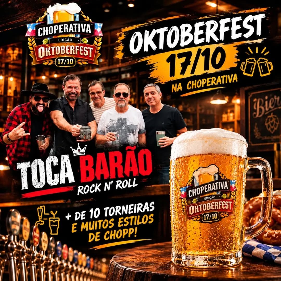 Flyer de Toca Barão