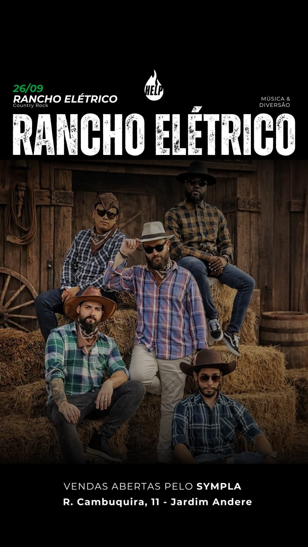 Flyer de Rancho Elétrico