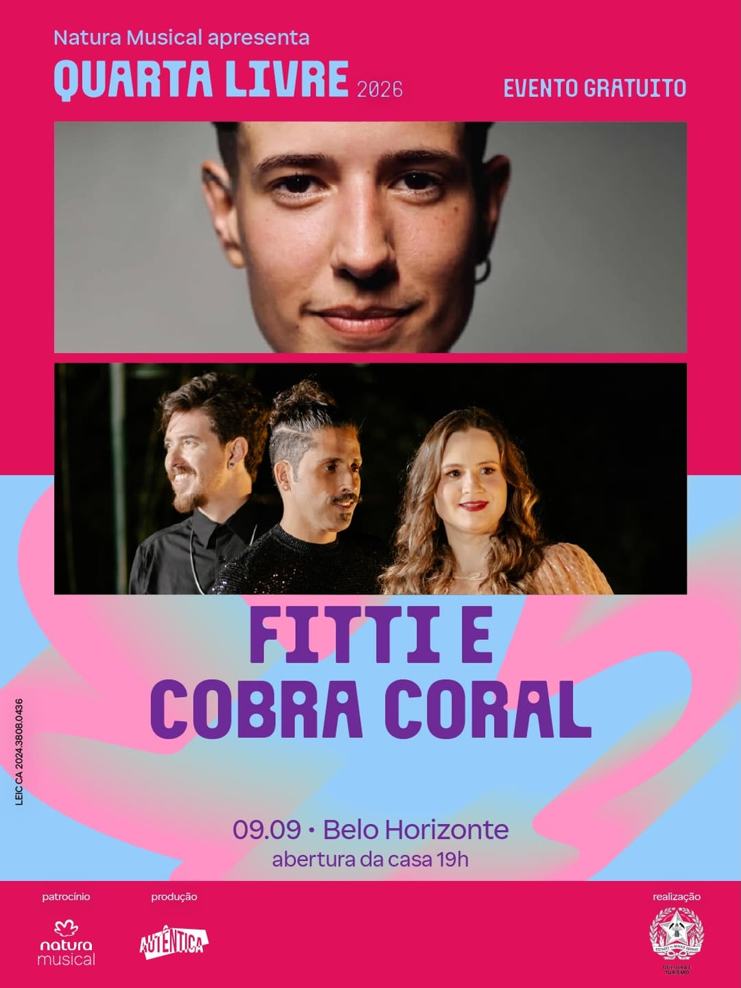 Flyer de Fitti e Cobra Coral