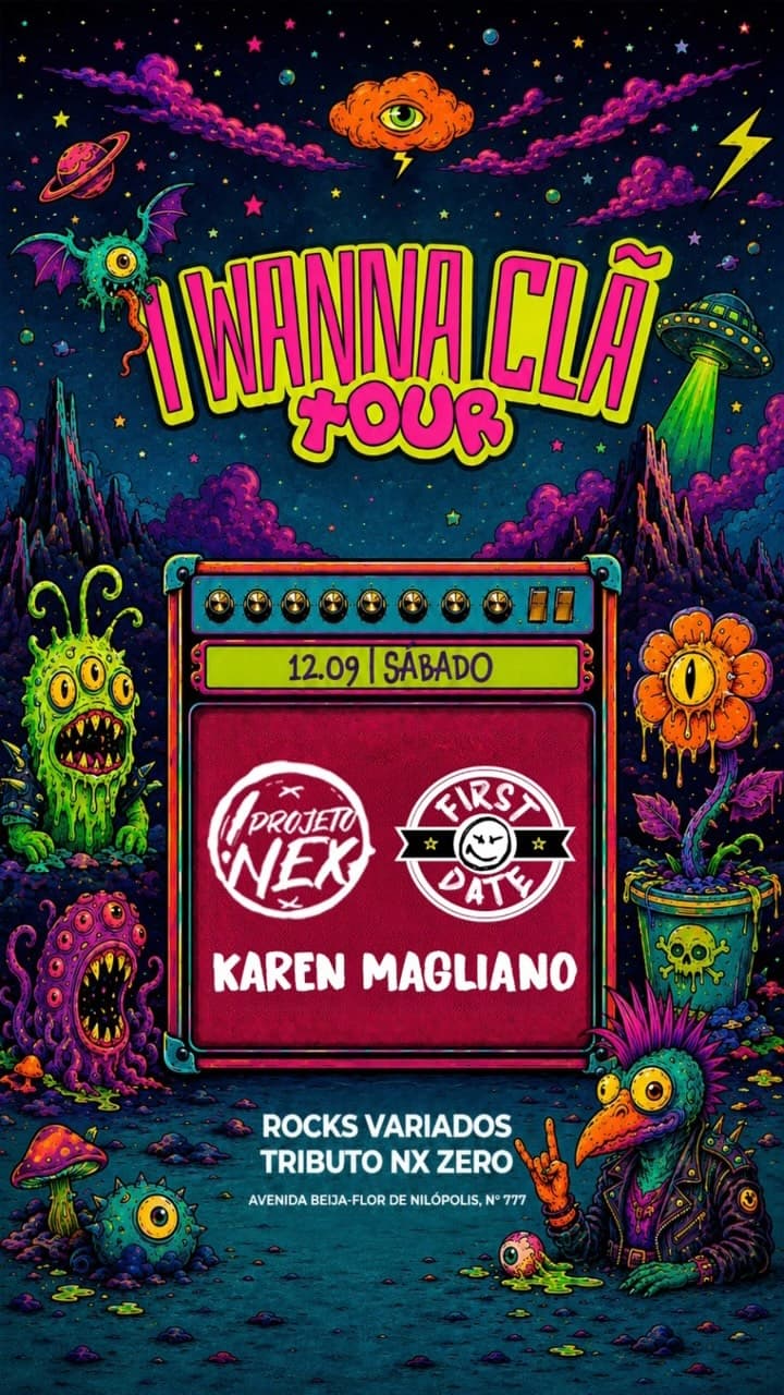 Flyer de Karen Magliano, Projeto Nex e First Data