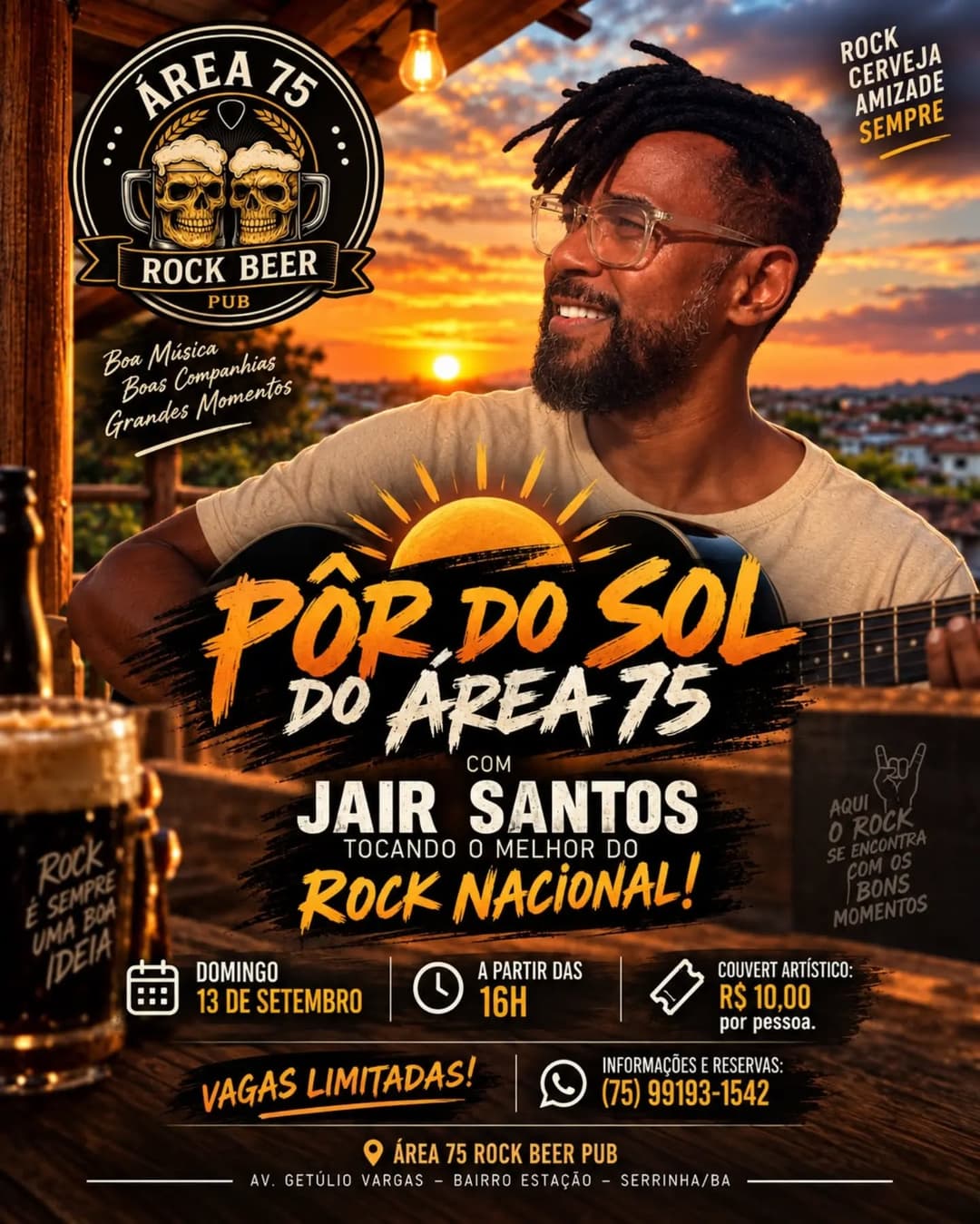 Flyer de Jair Santos