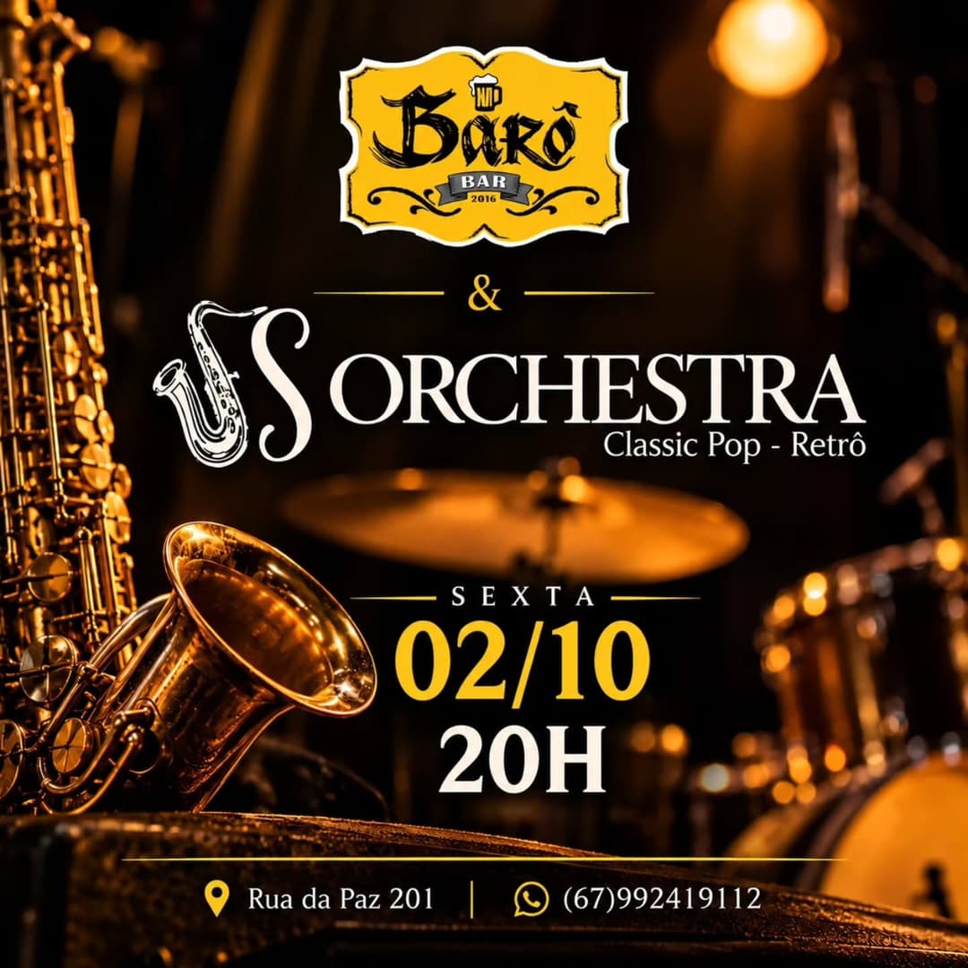 Flyer de JS Orchestra