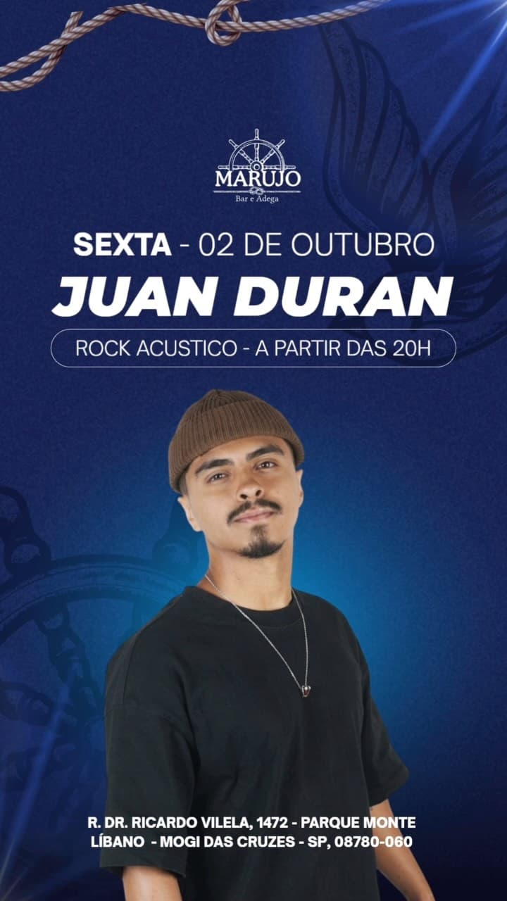 Flyer de Juan Duran