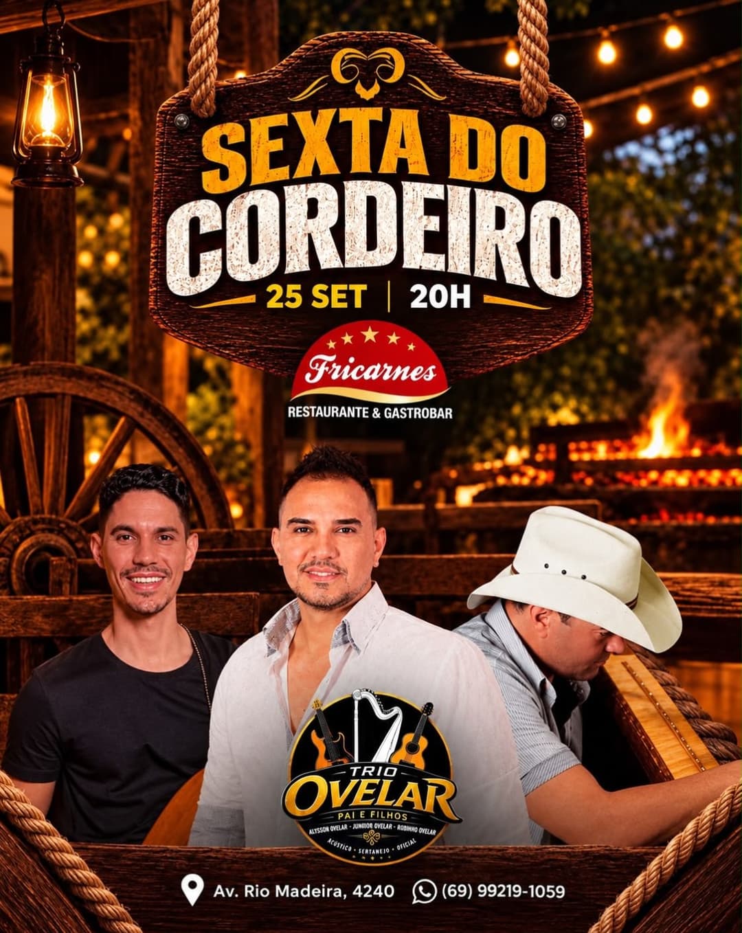 Flyer de Trio Ovelar
