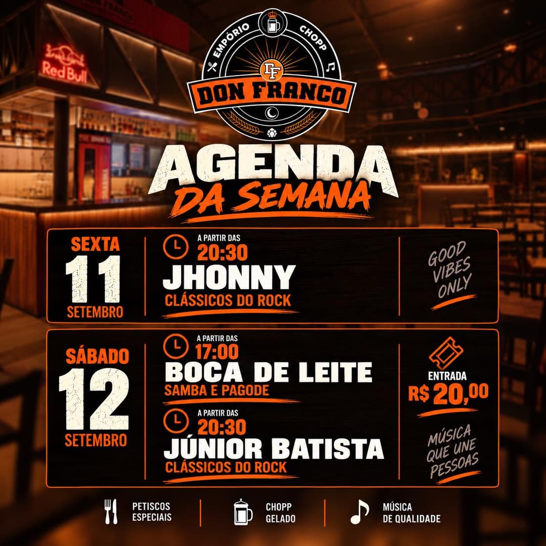 Flyer de Boca de Leite e Júnior Batista