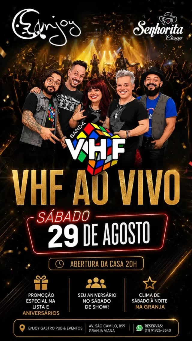 Flyer de Banda VHF