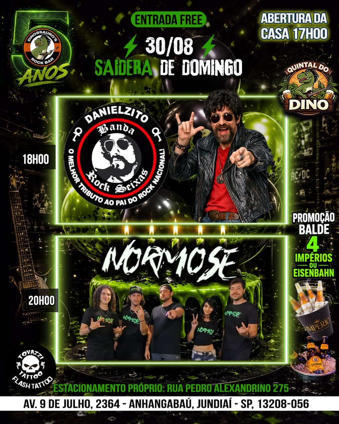 Flyer de Danielzito e Mormose