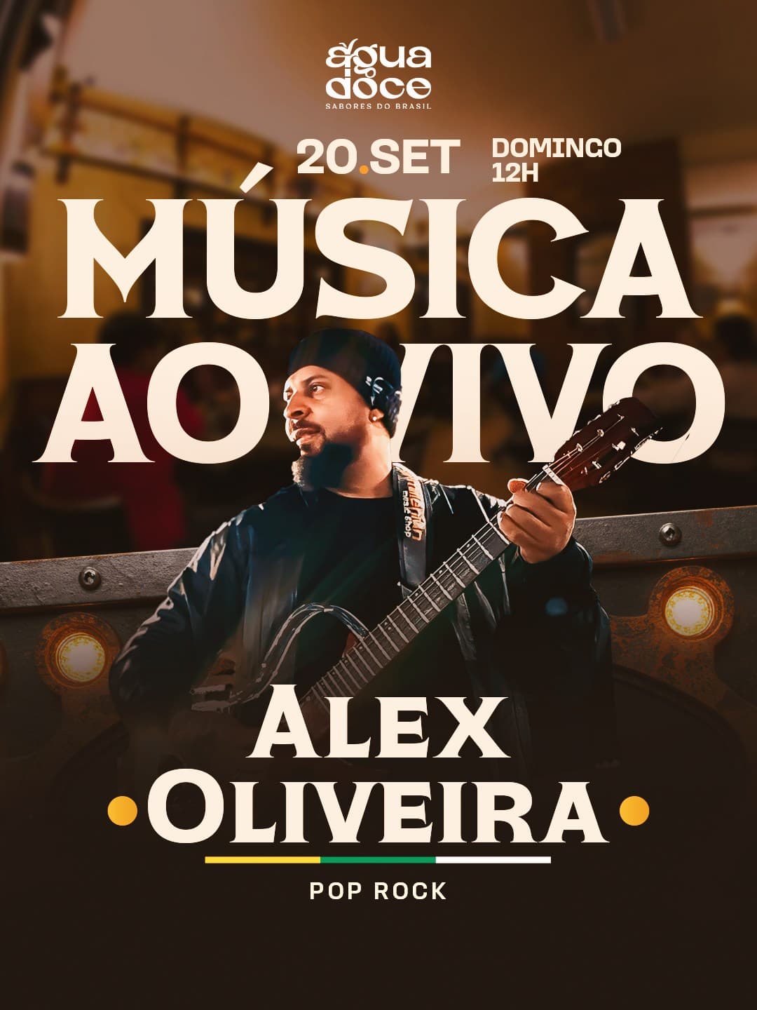 Flyer de Alex Oliveira