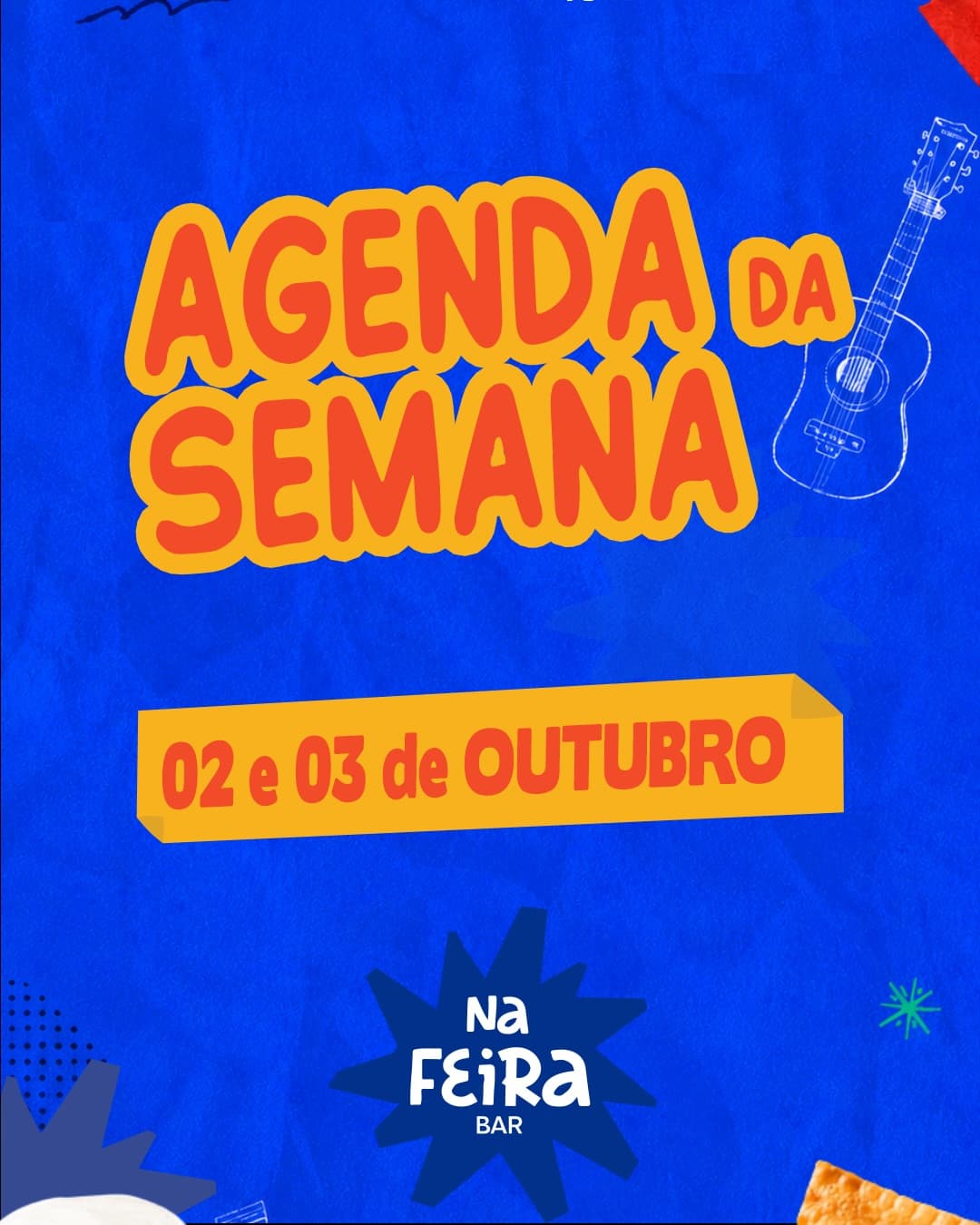 Flyer de Curte Aí