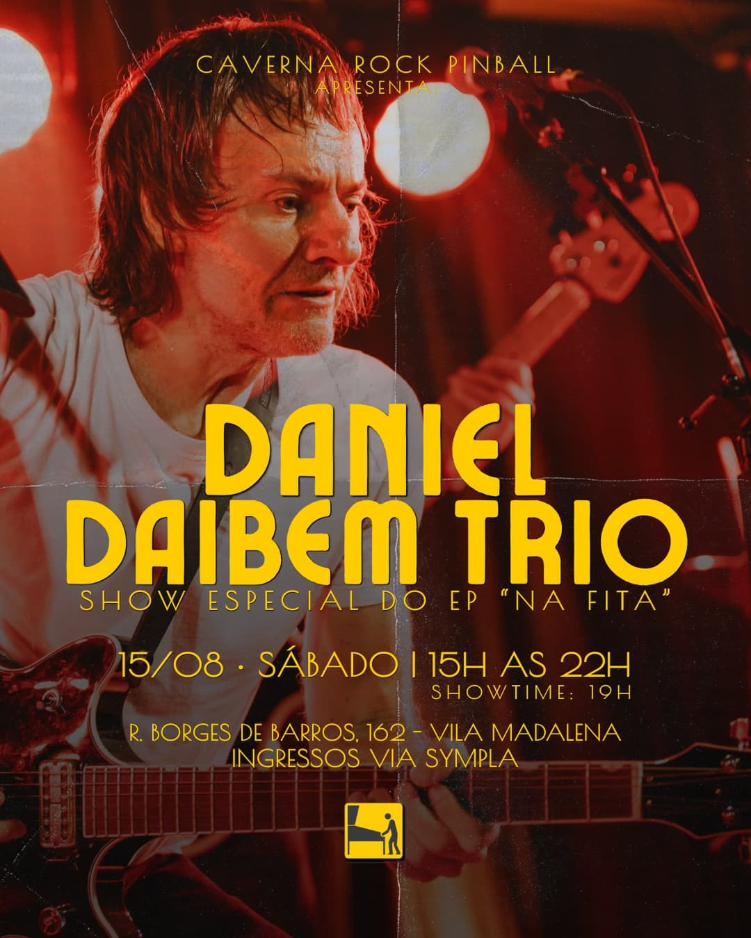 Flyer de Daniel Daibem Trio