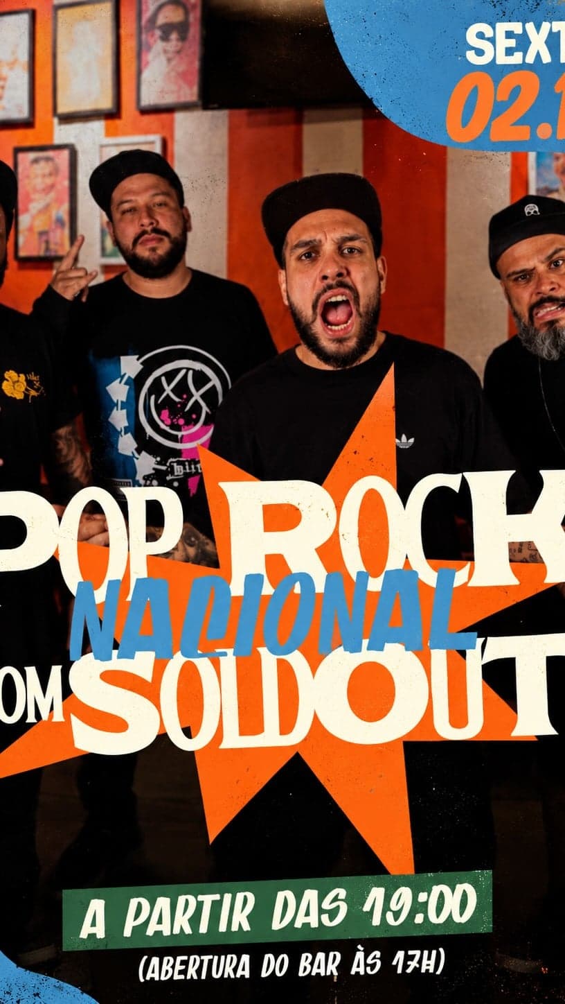 Flyer de Banda Soldout