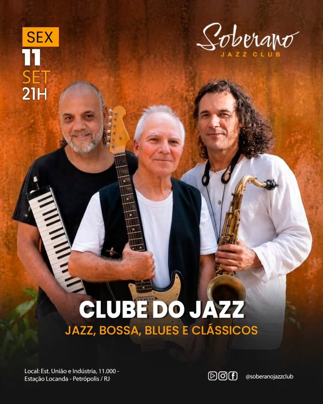 Flyer de Trio Clube do Jazz