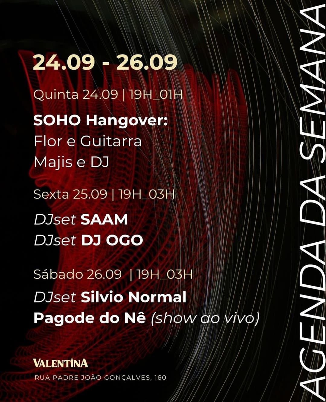 Flyer de Silvio Normal e Nê