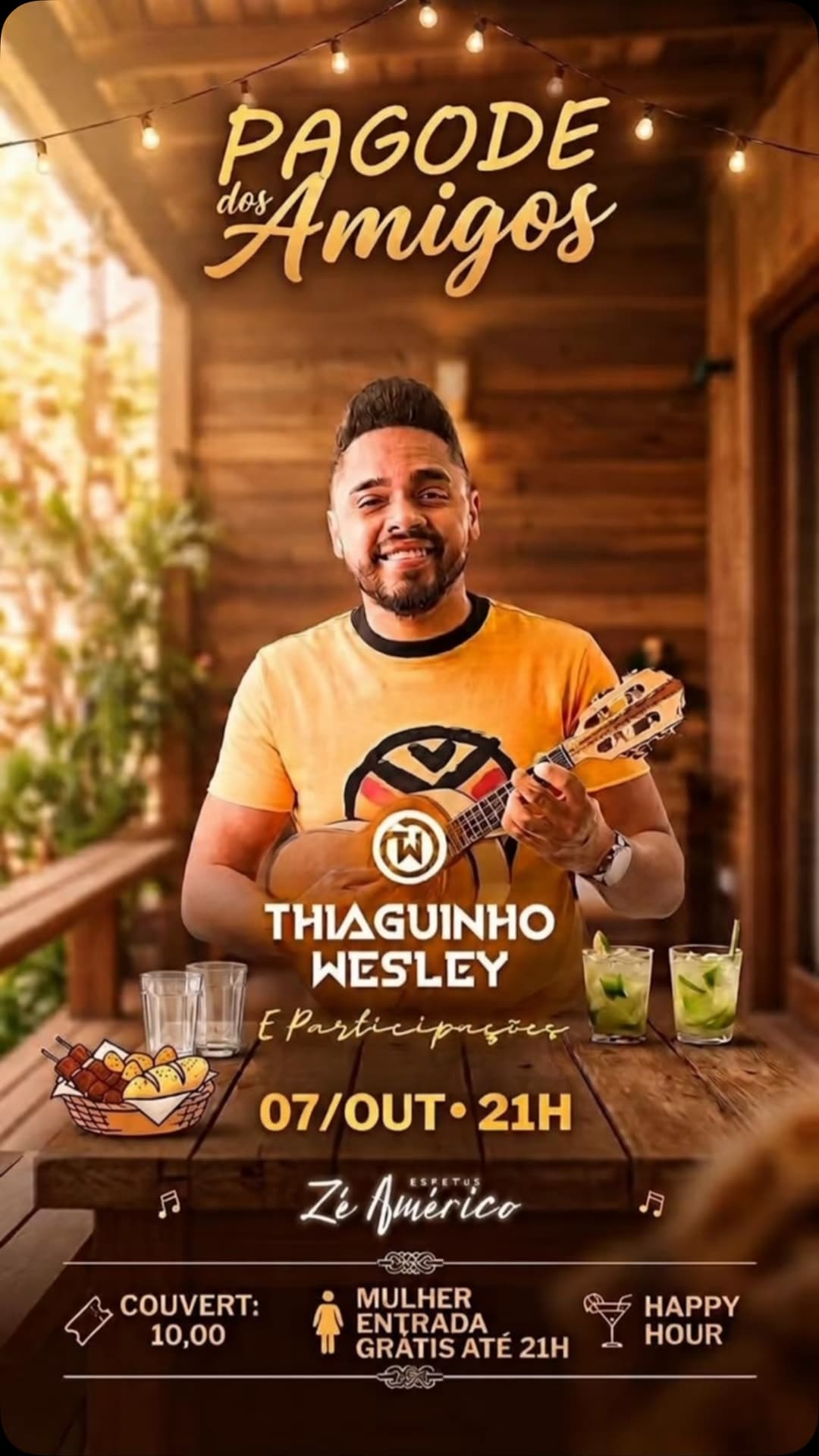 Flyer de Thiaguinho Wesley