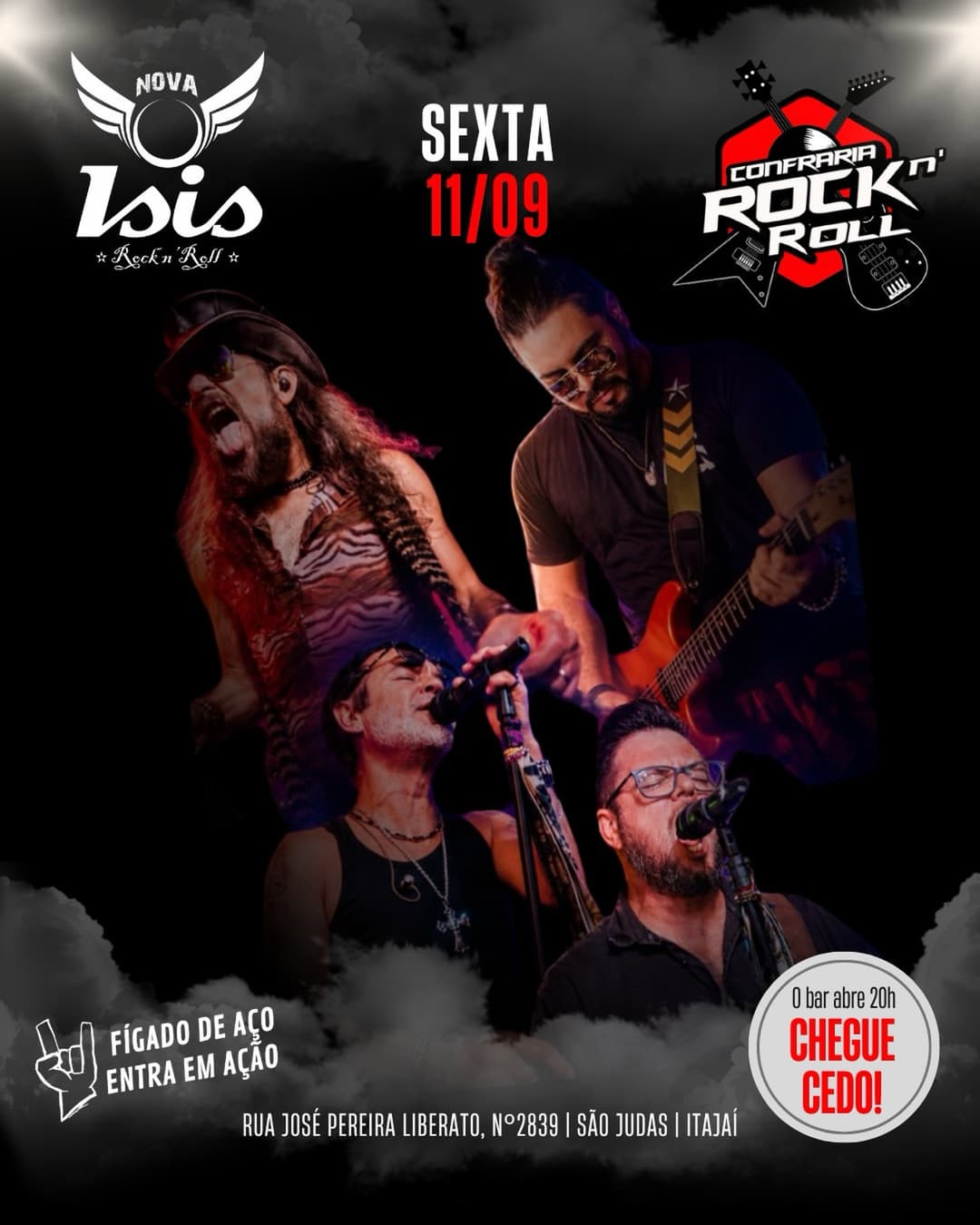 Flyer de Banda Ísis