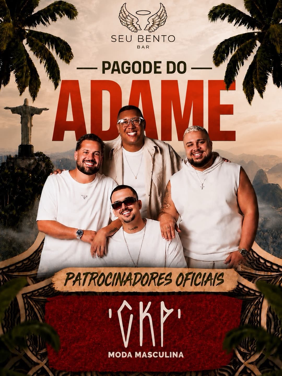Flyer de Pagode do Adame e Adame