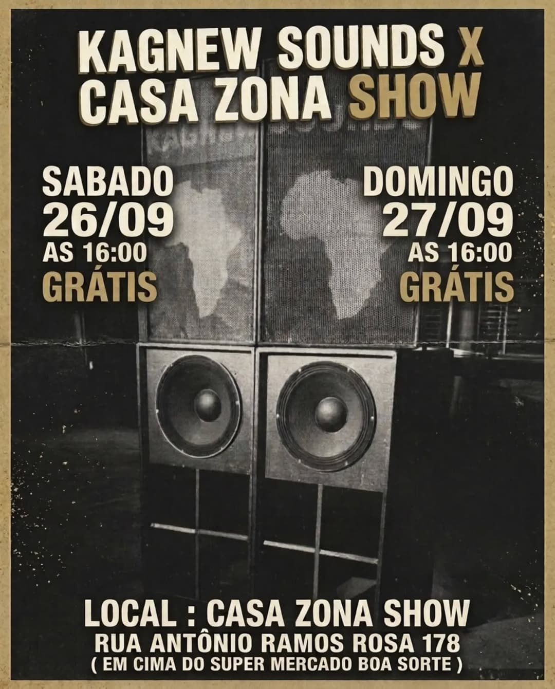 Flyer de Kagnew Sounds