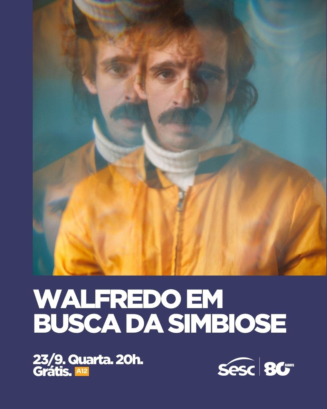 Flyer de Walfredo em Busca da Simbiose
