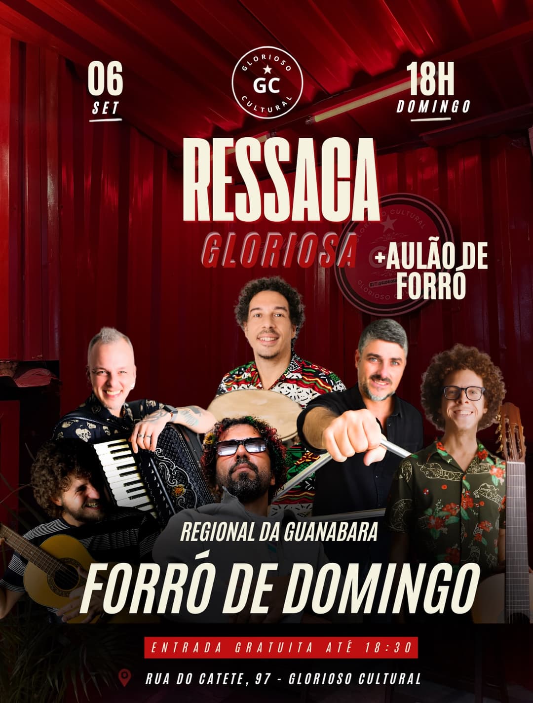Flyer de Regional da Guanabara