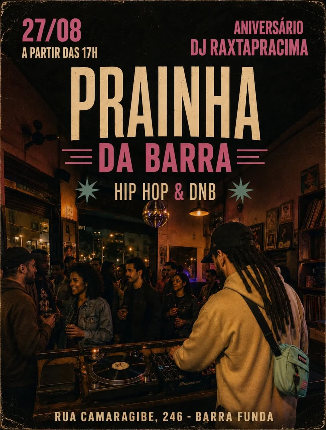 Flyer de DJ Raxtapracima