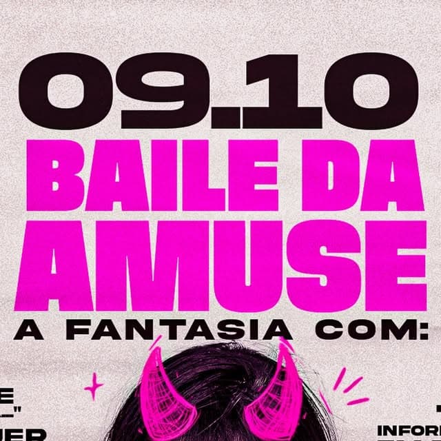 Flyer de DJ Garcez e Cacau Chuu