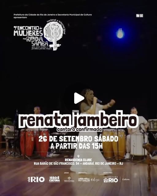 Flyer de Renata Jambeiro