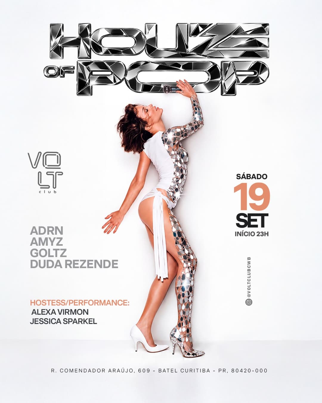 Flyer de Goltz, Duda Rezende, Amyz e ADRN