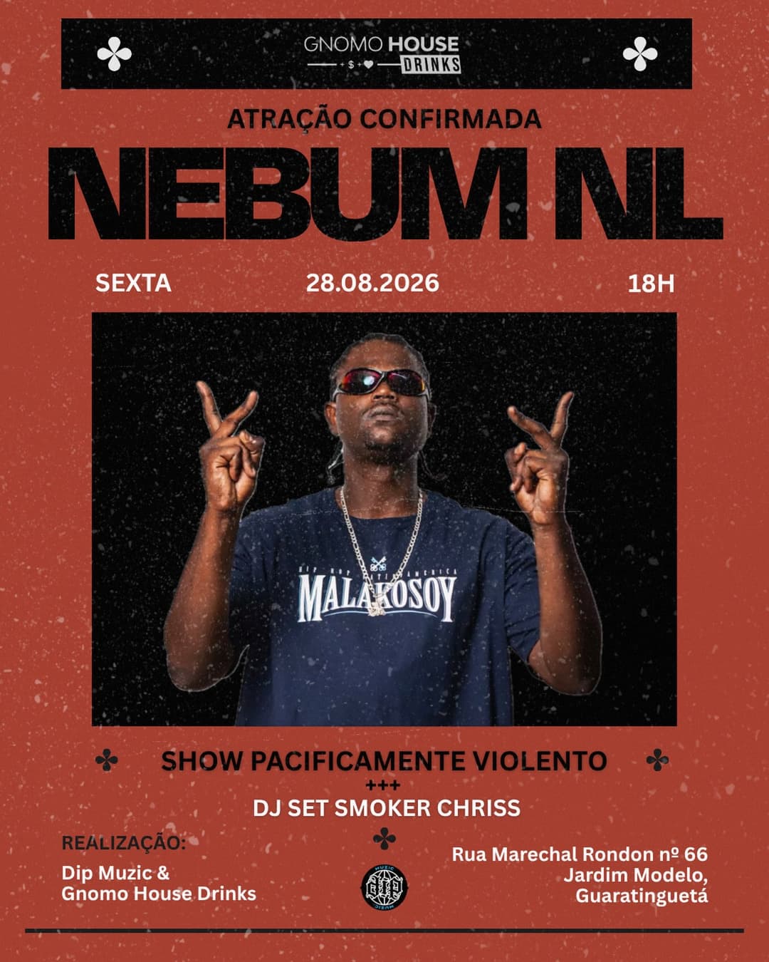 Flyer de Smoker Chriss e Nebum NL