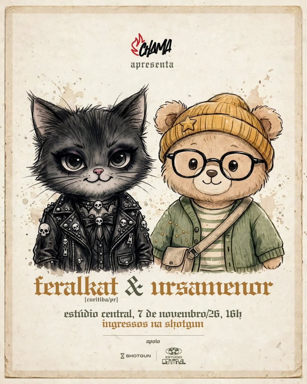 Flyer de Feralkat e ursamenor