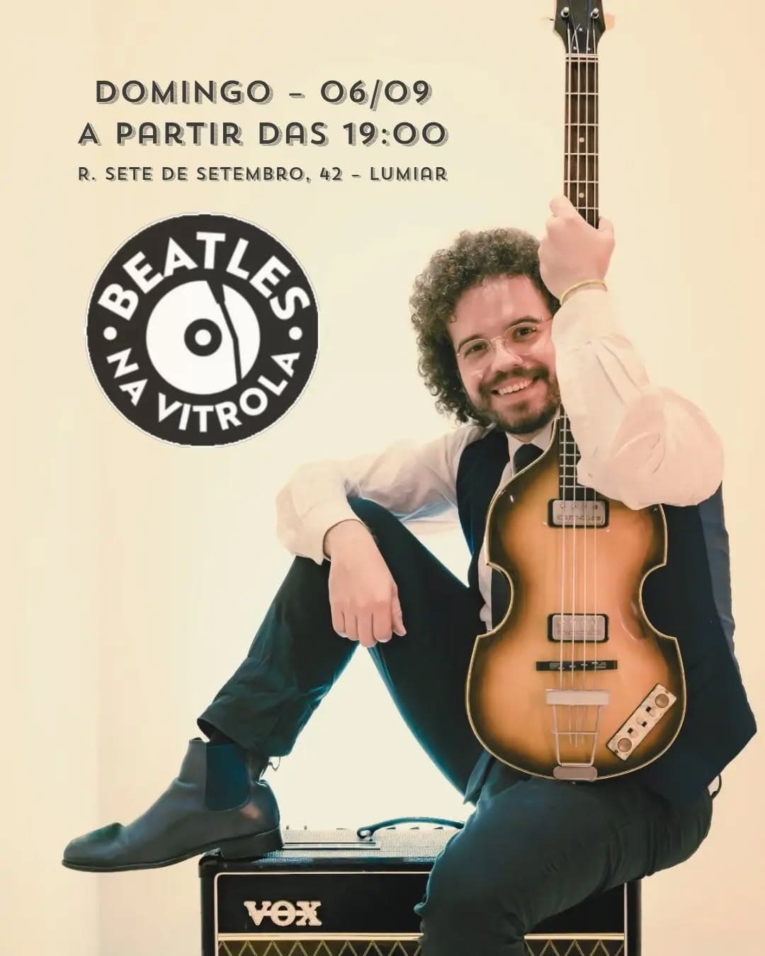 Flyer de Victor Nogueira