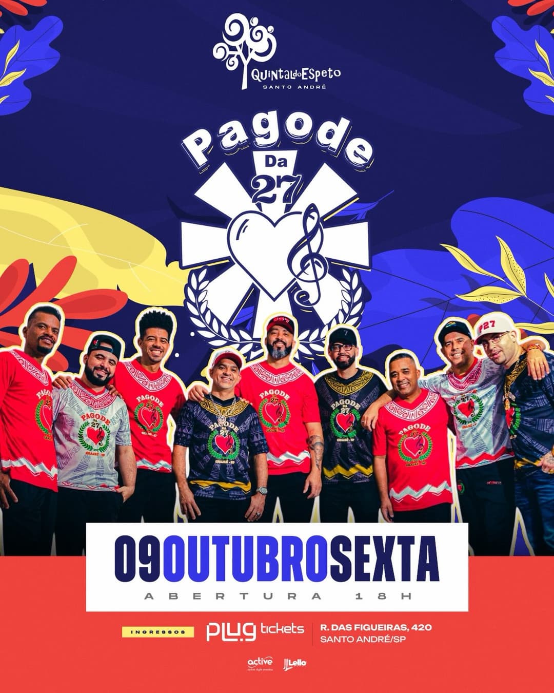 Flyer de Pagode da 27