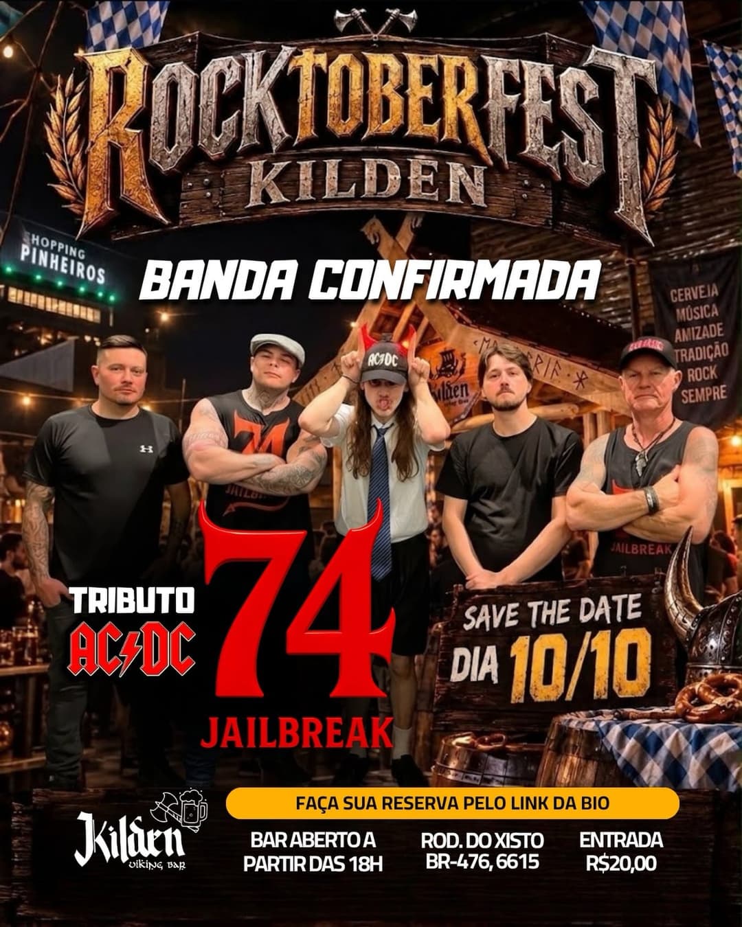 Flyer de 74 Jailbreak