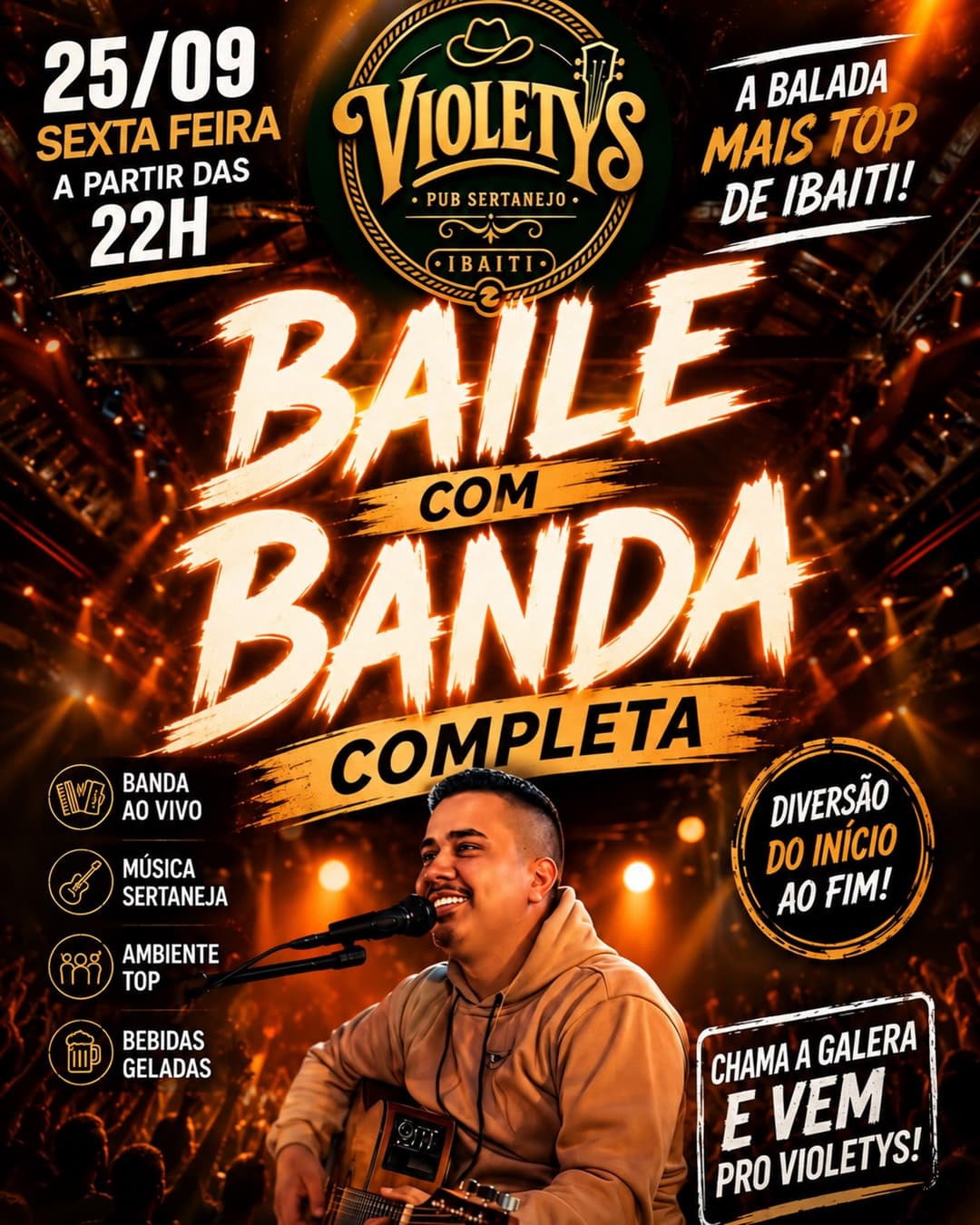 Flyer de Banda Completa